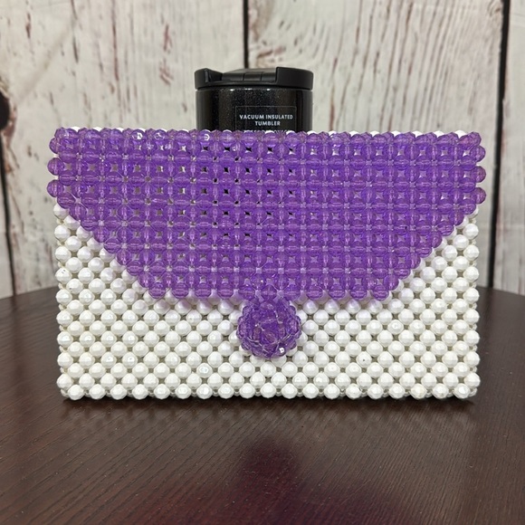 Handbags - Vintage Beaded Clutch Rare one of a kind